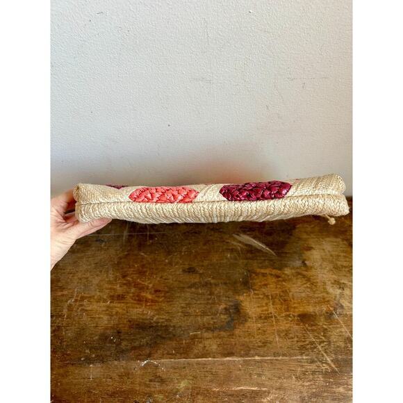 Vintage 80's Straw Clutch | Vintage Handbag - Picture 6 of 6